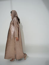 Mahra Abaya - Metallic Nude